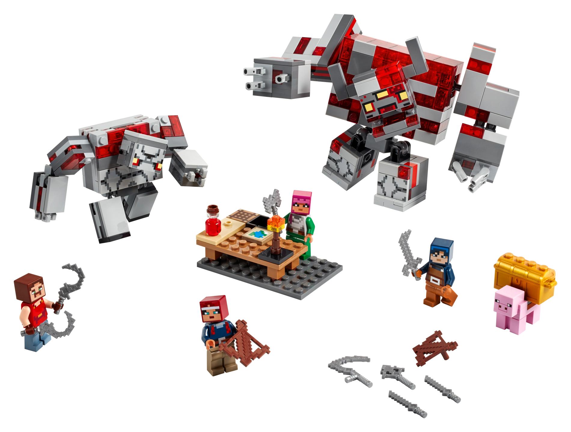 ����������� LEGO 21163 - ���� Minecraft ����� �� ������� ����