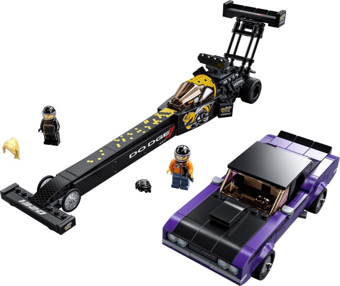 LEGO 76904 Mopar Dodge SRT Top Fuel Dragster � 1970 Dodge Challenger