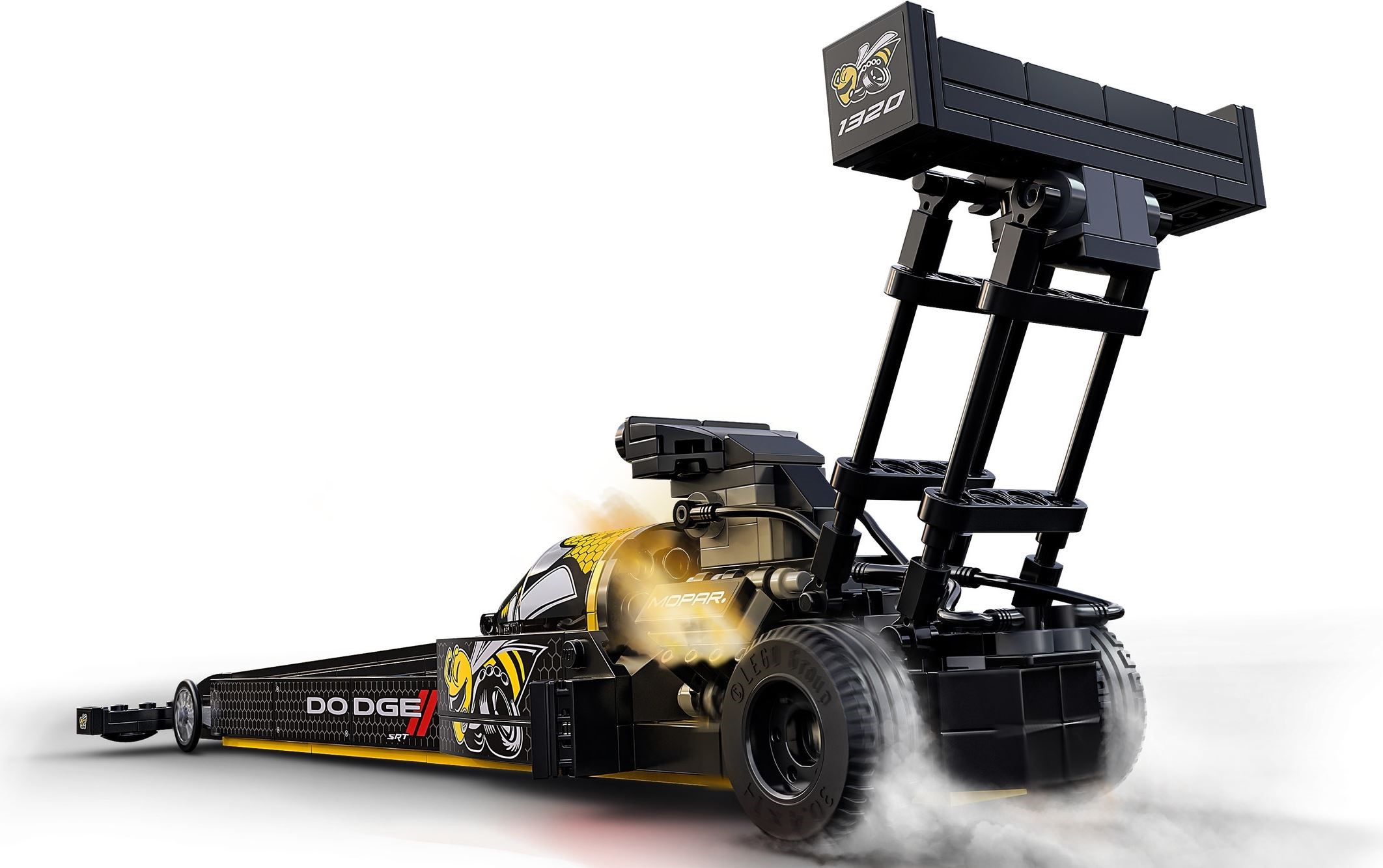 LEGO 76904 Mopar Dodge SRT Top Fuel Dragster � 1970 Dodge Challenger