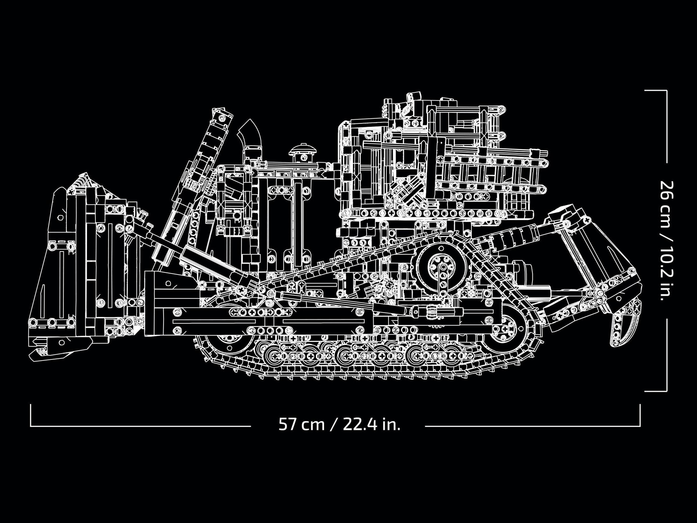LEGO 42131 ��������� Cat D11 �� ������ ����������