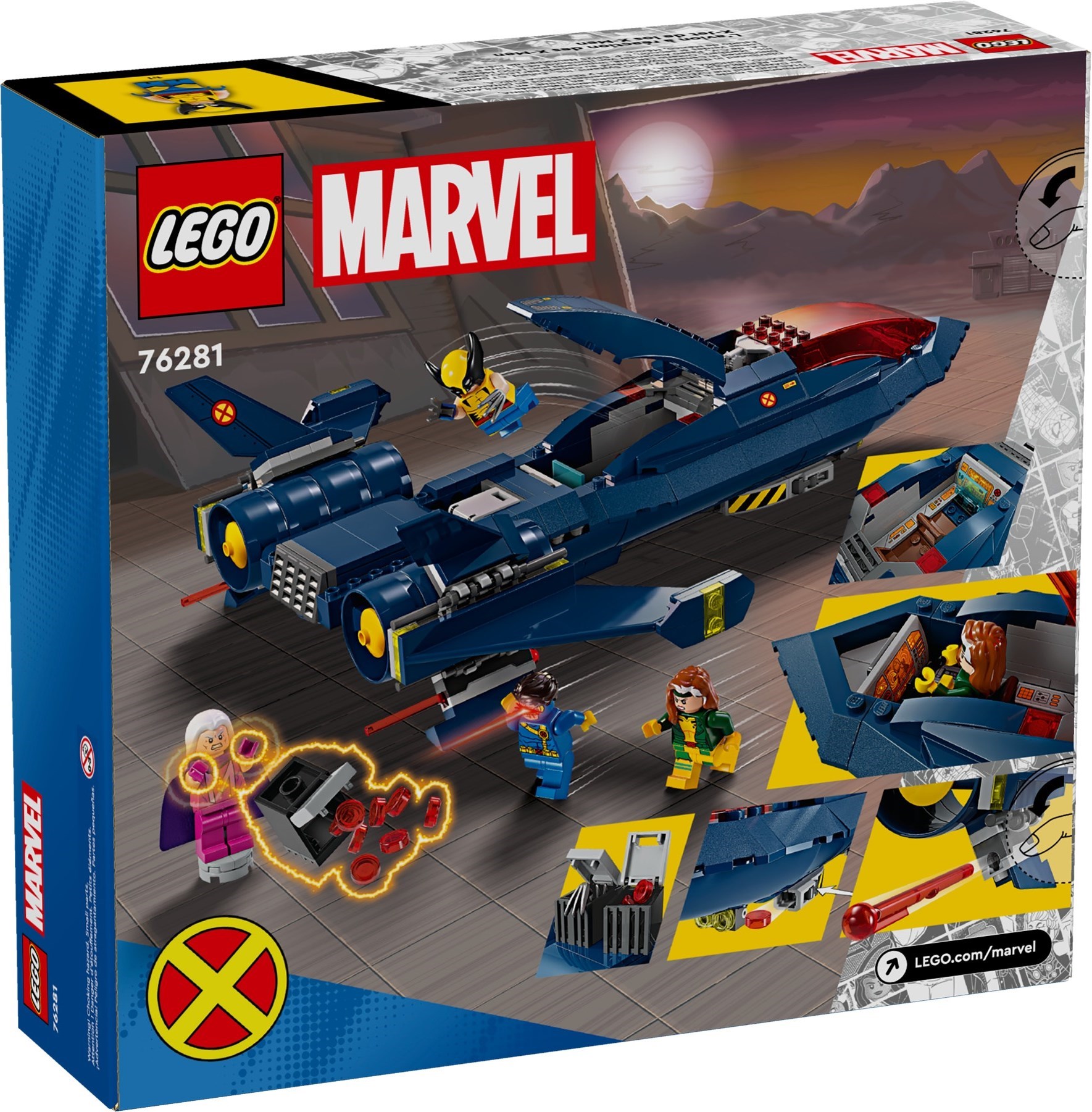 ����������� LEGO 76281 ����������� X-Jet ���� ���