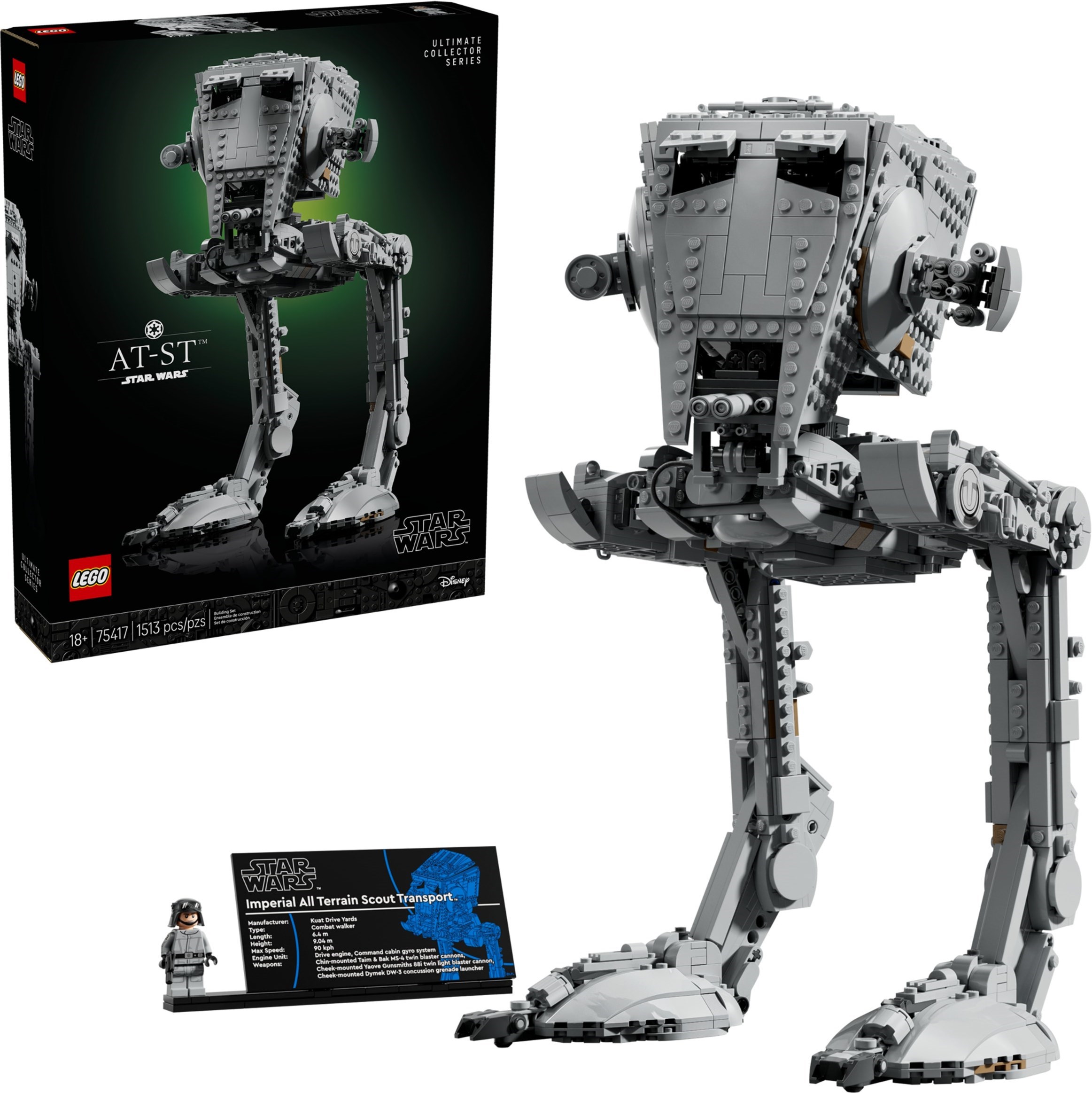 ����������� LEGO 75417 - ���� ������������ ������� AT-ST