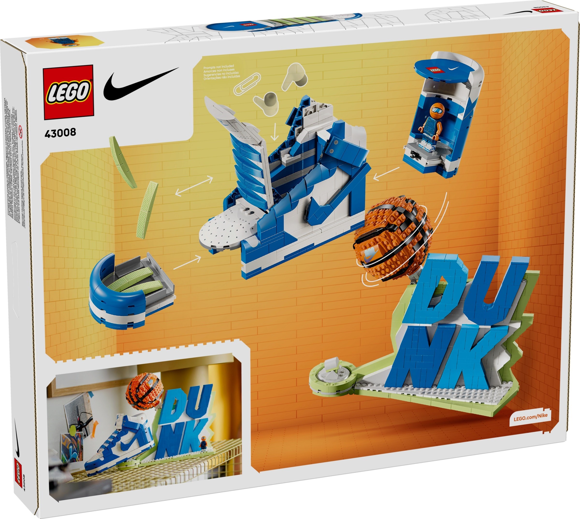 ����������� LEGO 43008 - ���� Nike Dunk Basketball (Nike x LEGO)