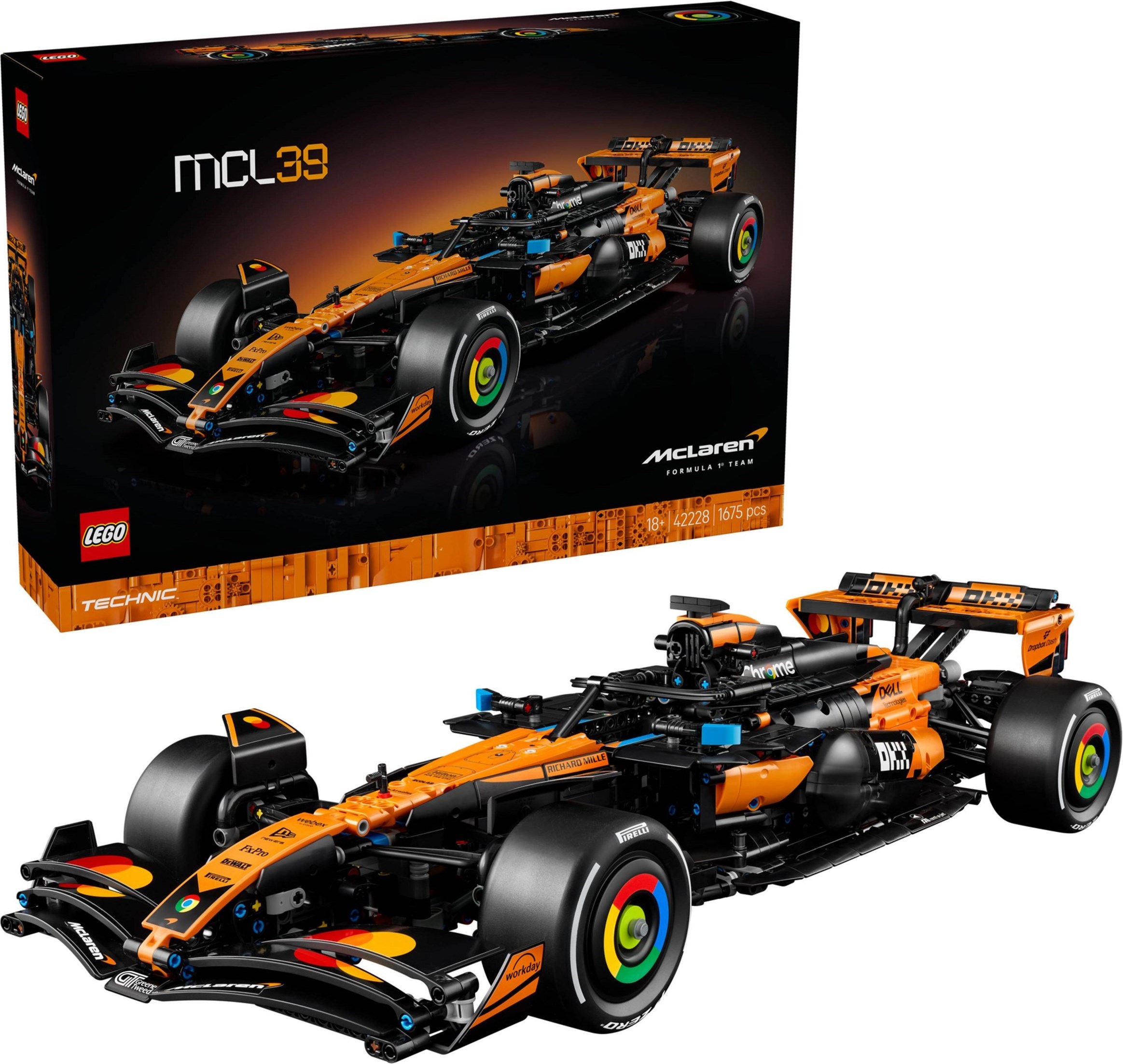 �����������  LEGO 42228 - ���� �������� ���������� �������-1 McLaren MCL39, 1675 �������