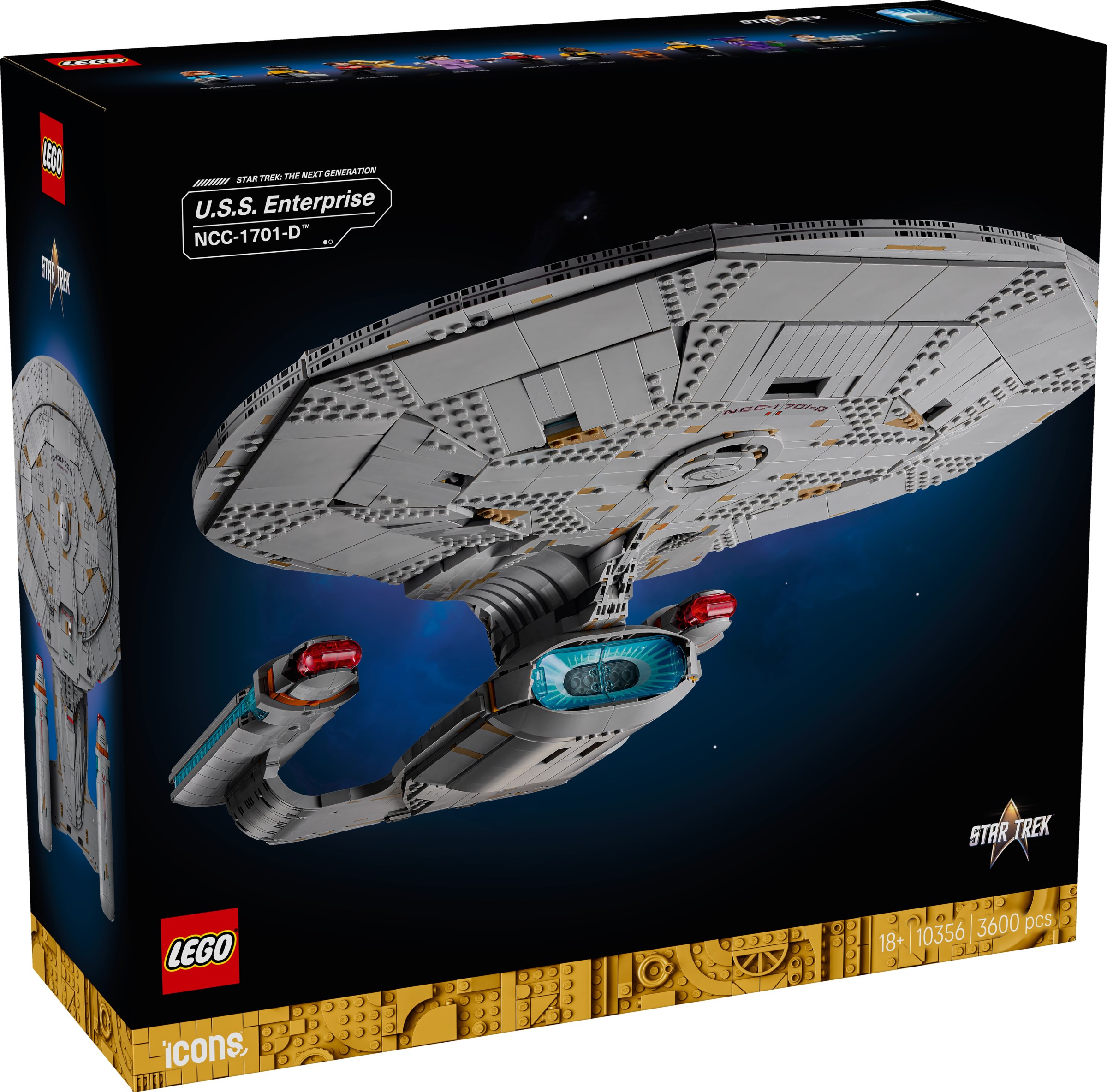 ����������� LEGO 10356 - ���� ���� ���� �������� ������� ����������  NCC-1701-D, 3600 �������