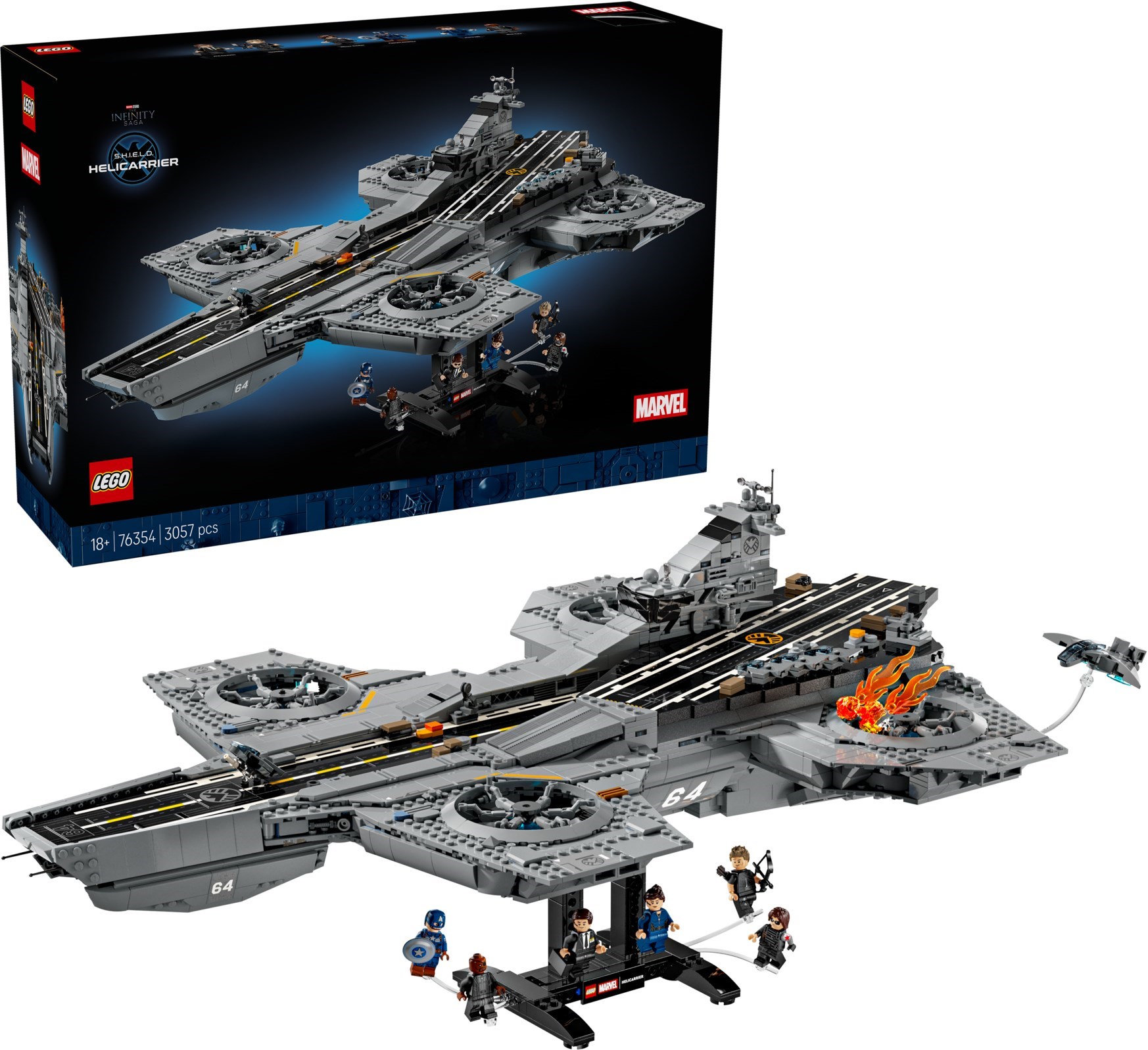 ����������� LEGO 76354 - ���� �������������� ����������� SHIELD, 3057 �������