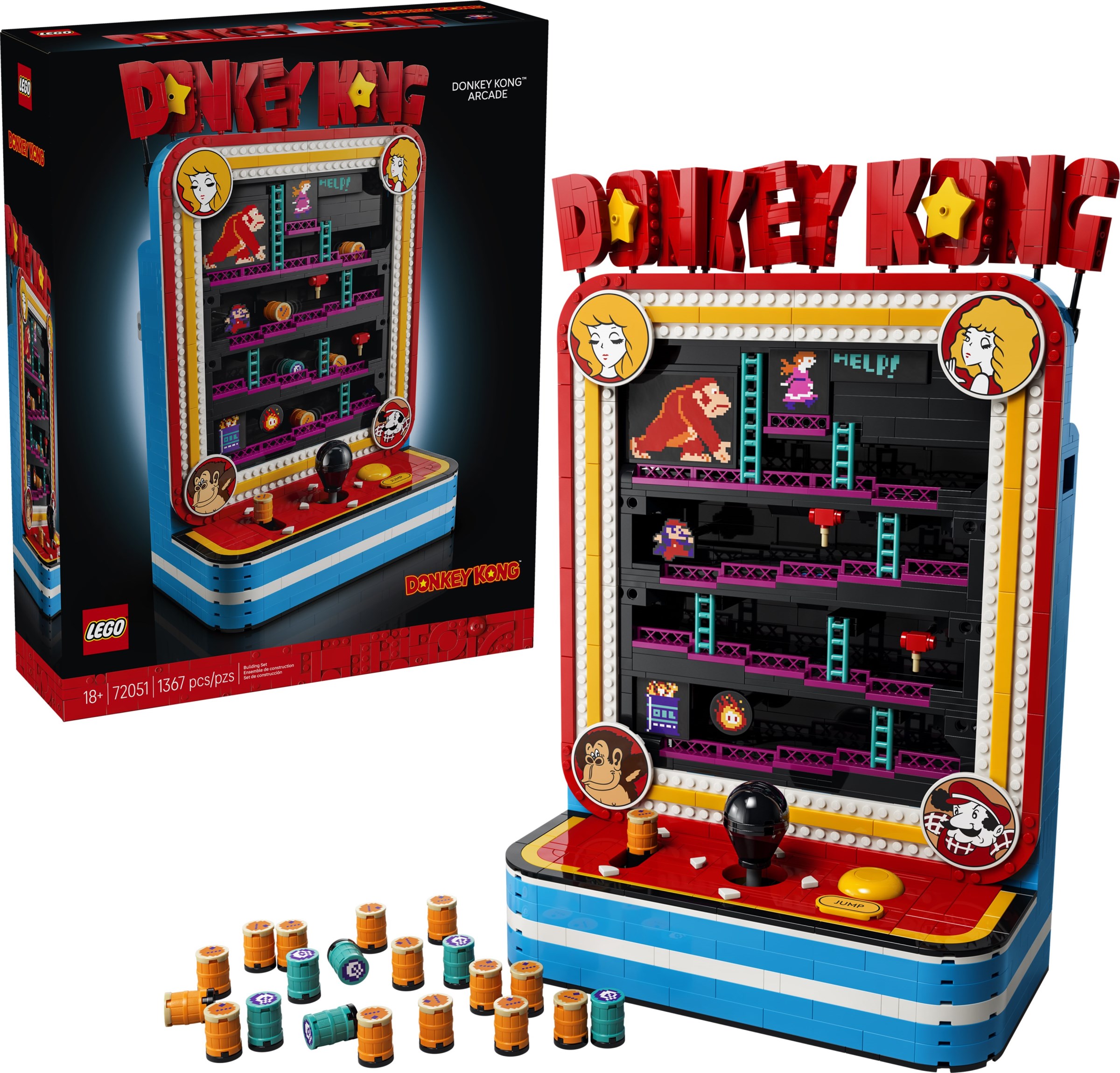 ����������� LEGO 72051 - ���� ������� ������� Donkey Kong, 1367 �������