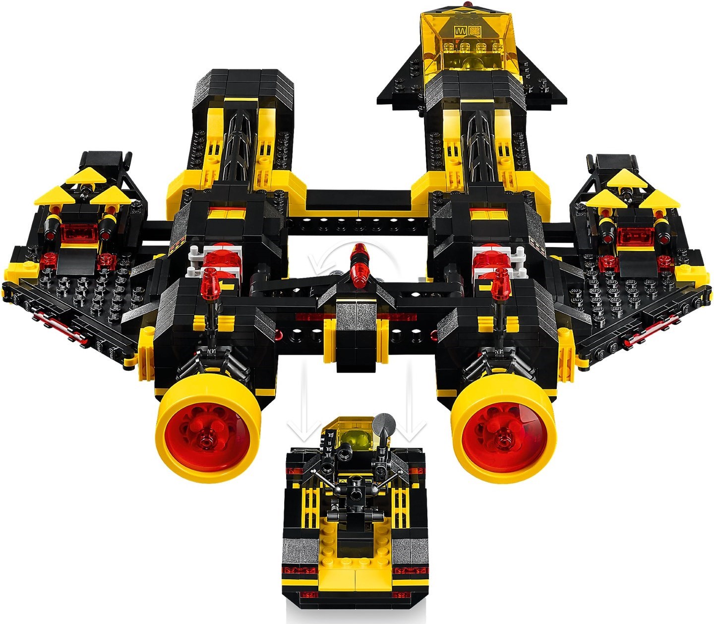 ����������� LEGO 10355 - ���� �������� ������� Blacktron Renegade, 1151 ������