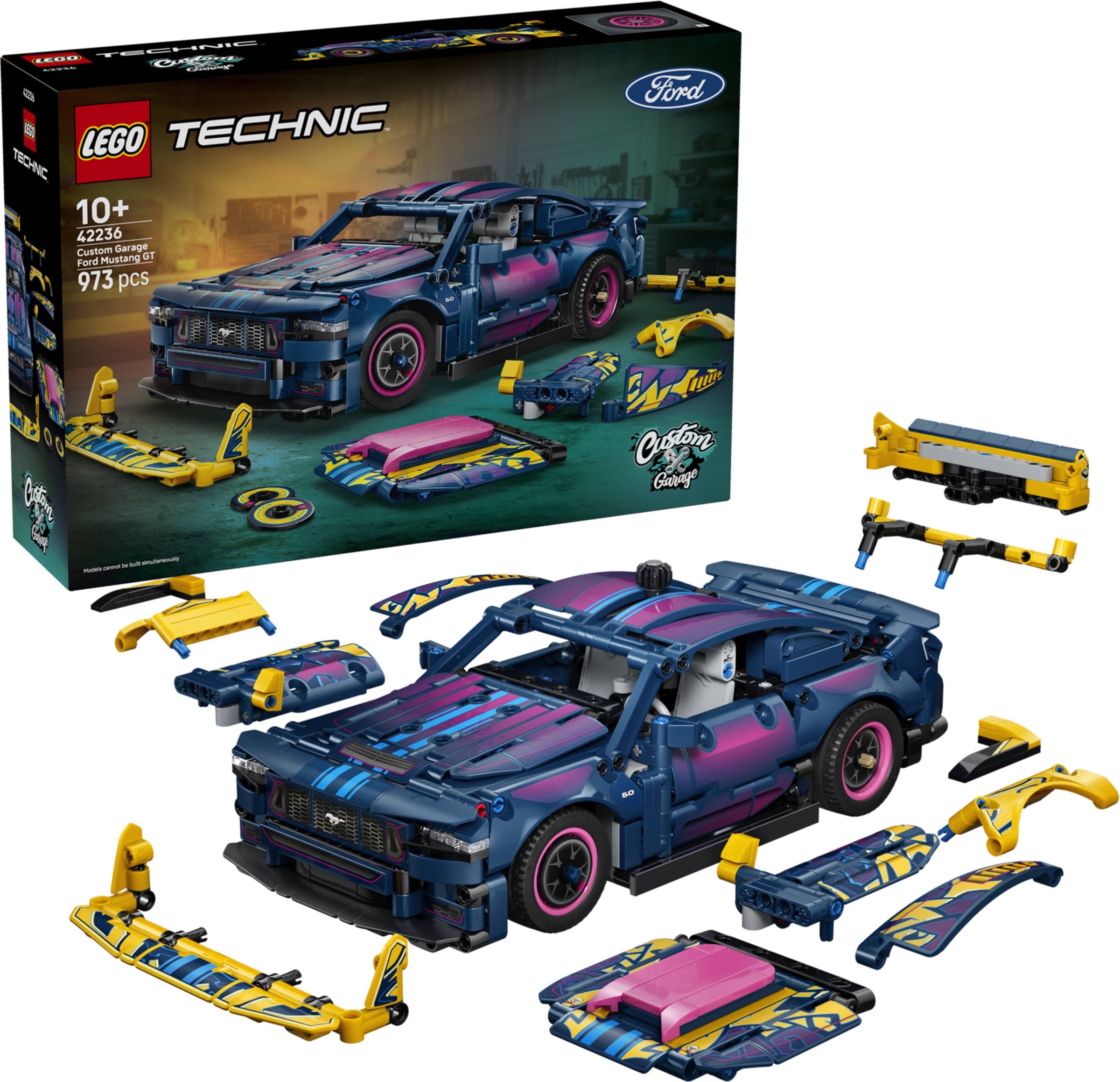 ����������� LEGO 42236 - ���� ������������� ���������� Ford Mustang GT, 973 ������