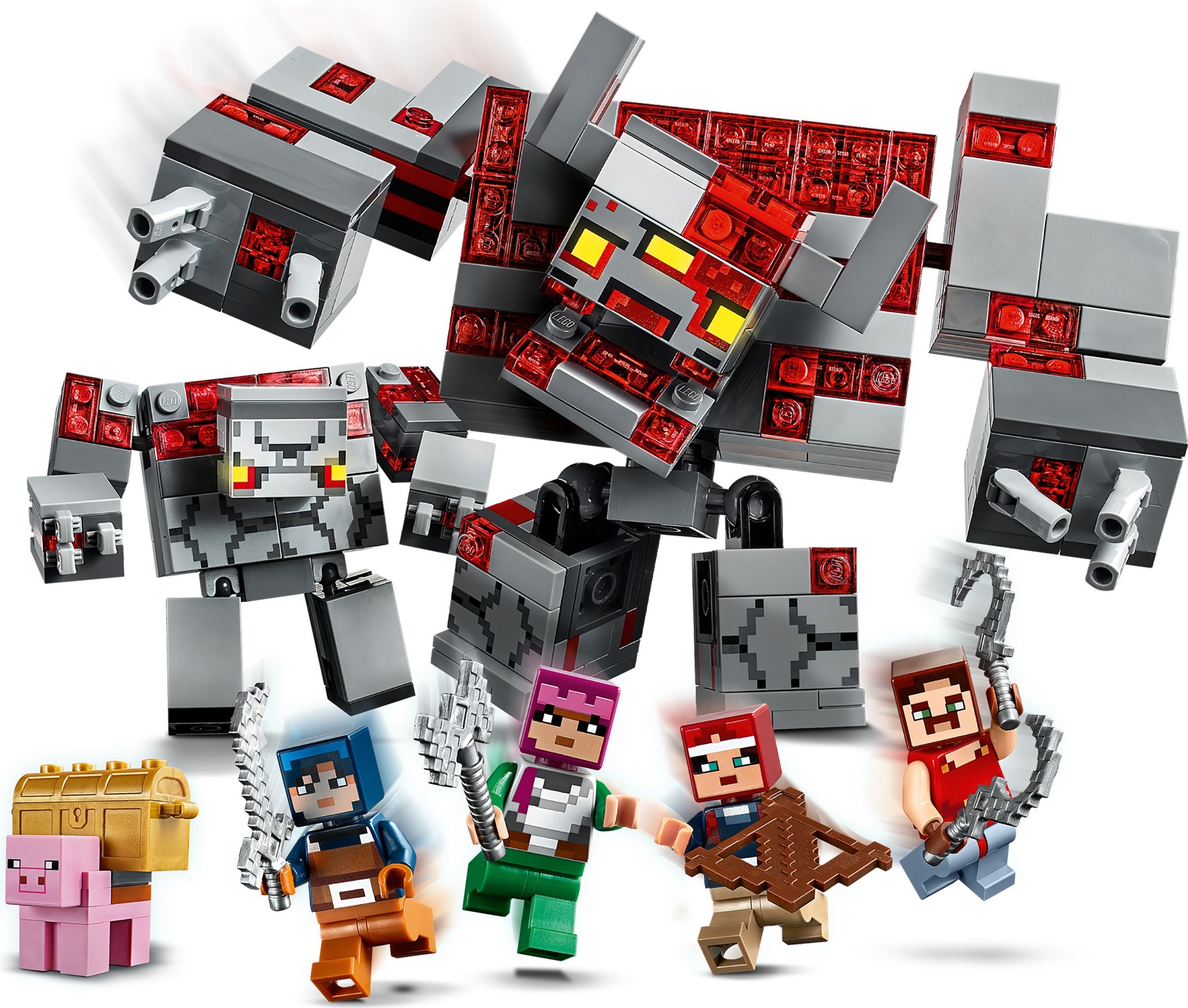 ����������� LEGO 21163 - ���� Minecraft ����� �� ������� ����