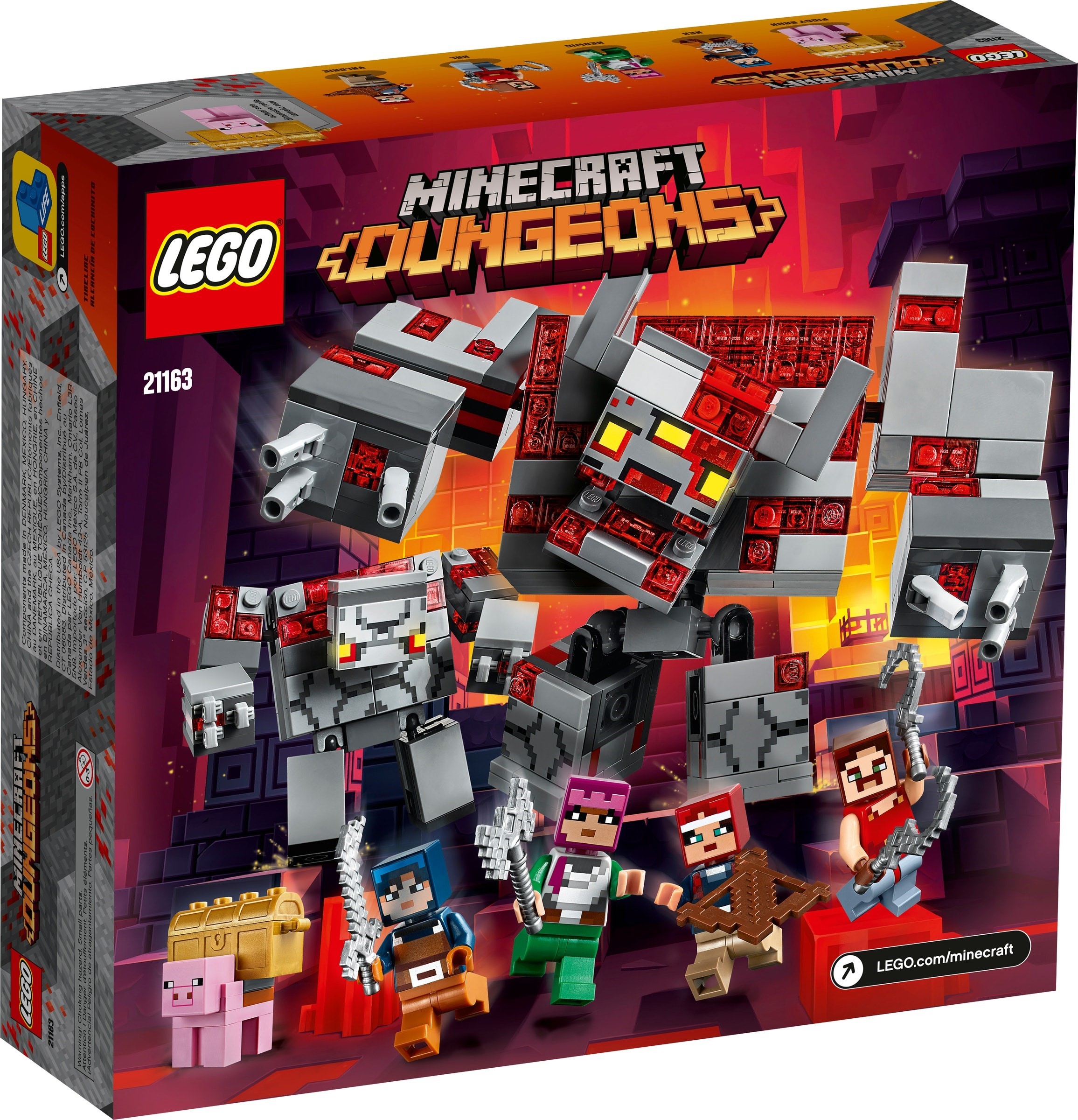 ����������� LEGO 21163 - ���� Minecraft ����� �� ������� ����